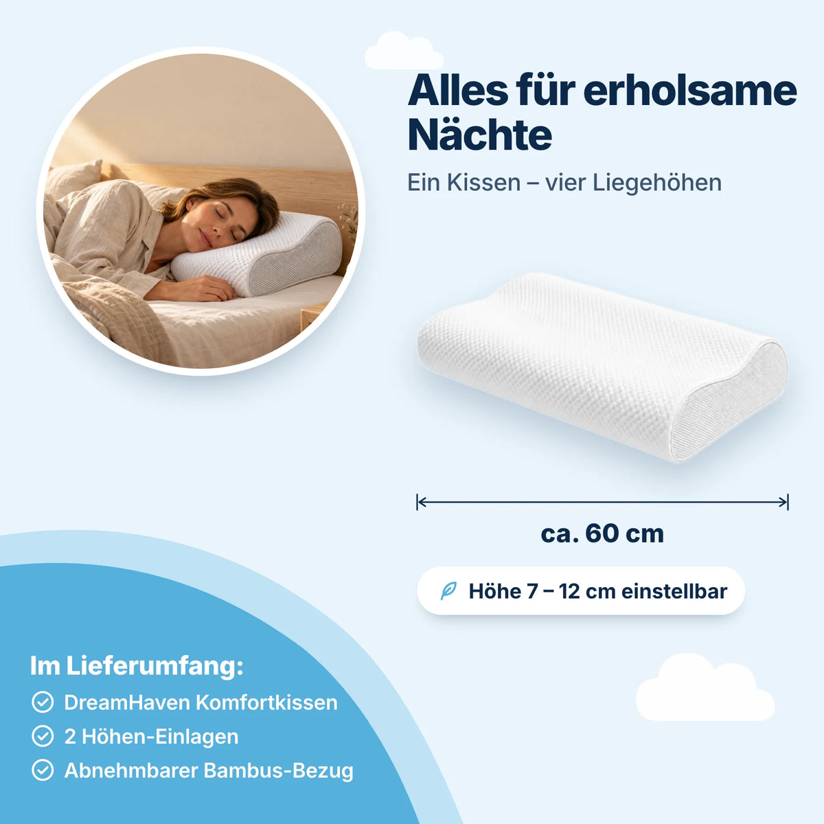DreamHaven Komfortkissen
