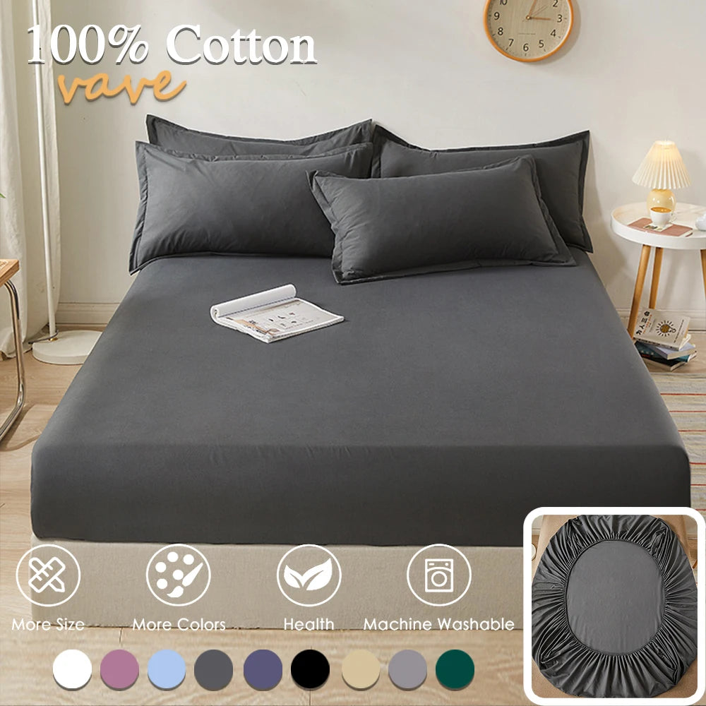 Cotton Fitted Bed Sheet